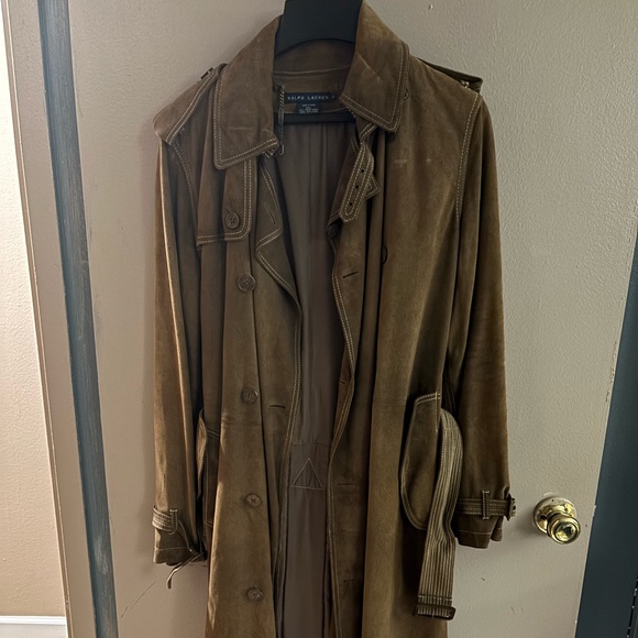 Ralph Lauren trench coat. 100% genuine leather. - Picture 2 of 4
